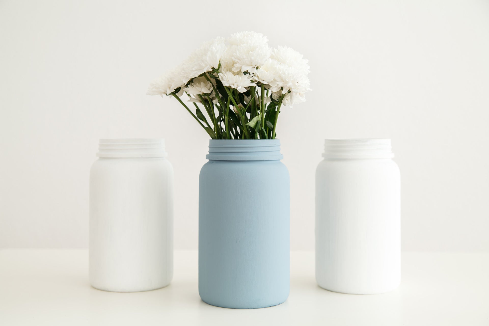 DIY Paint Drip & Milk Glass Vase