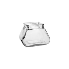 Rosie Posie Square Glass Vase