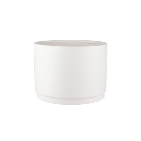 Stepped Planter - Matte White