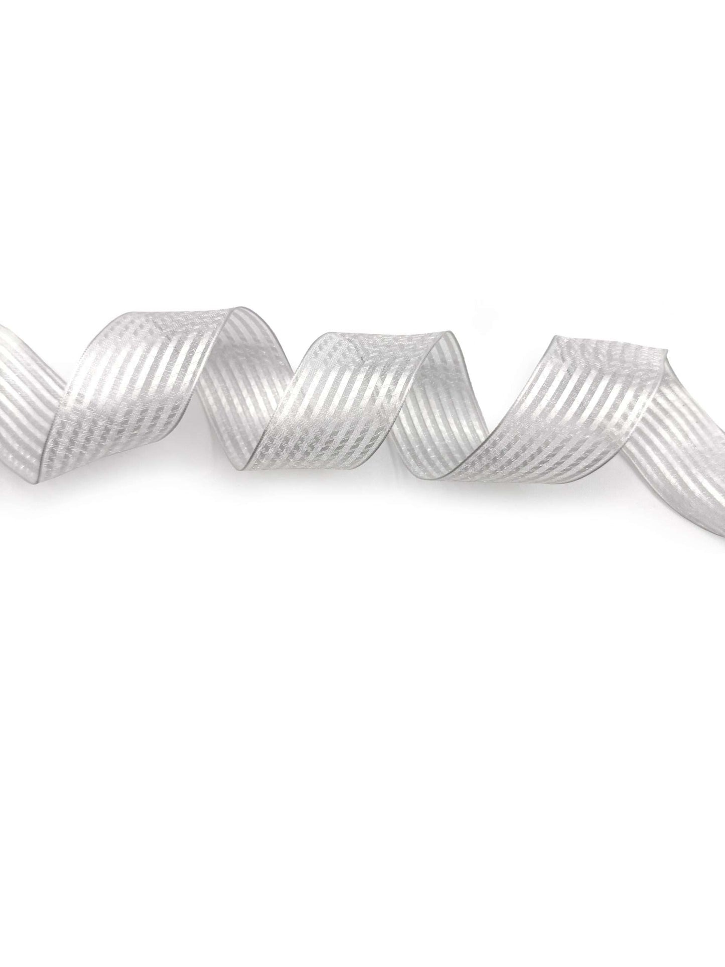 Wired Sheer Stripe Ribbon