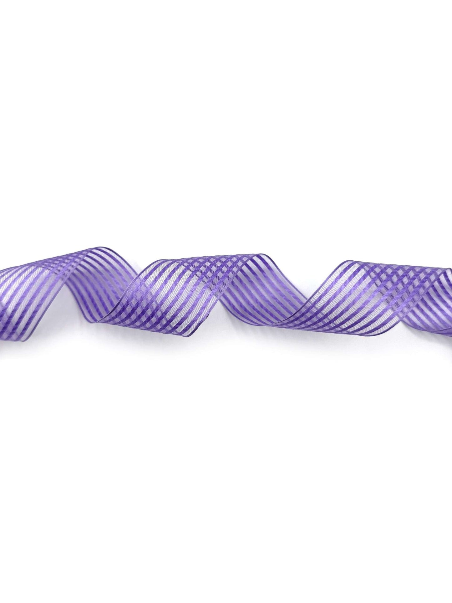 Wired Sheer Stripe Ribbon