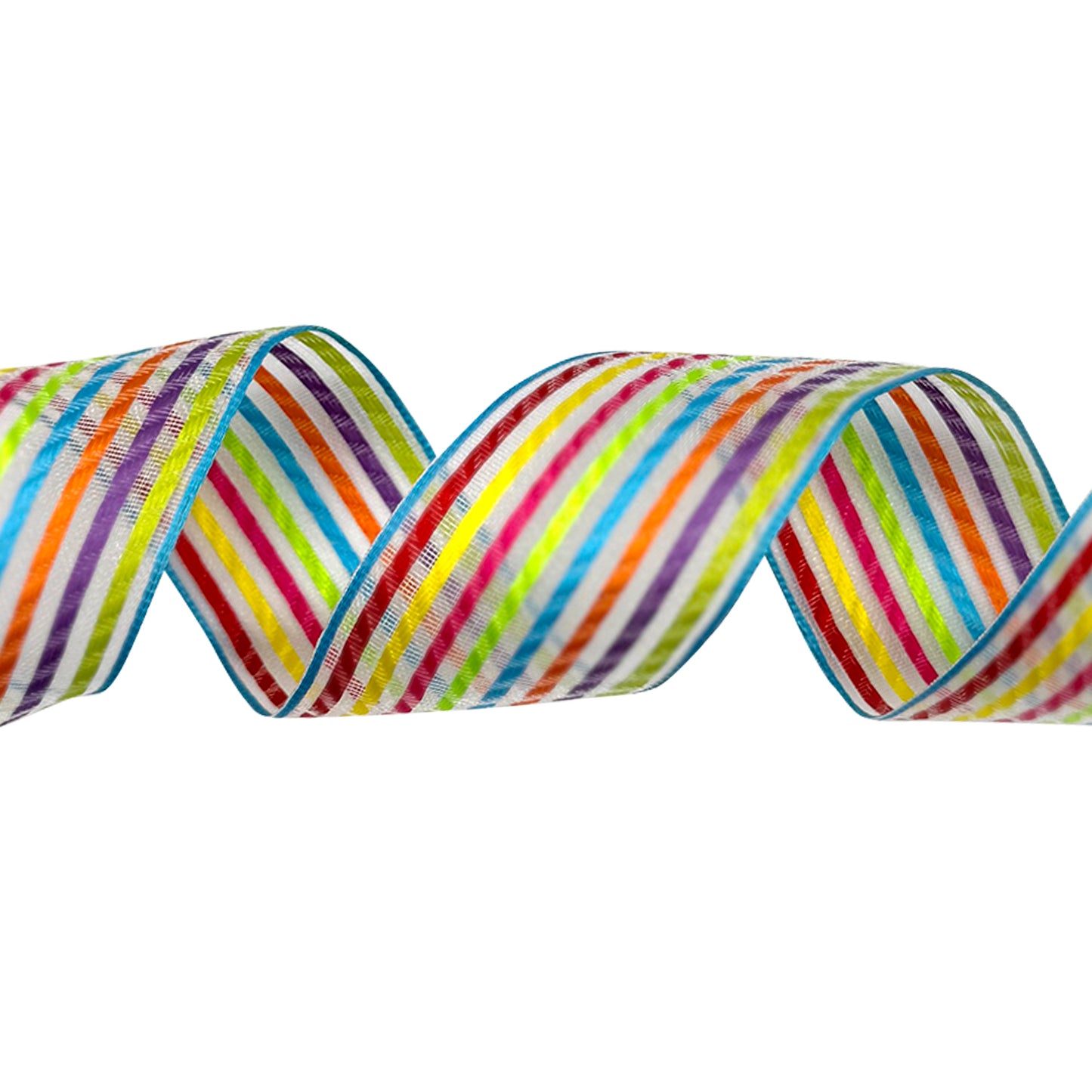 Wired Sheer Stripe Ribbon -- 50 Yard Rolls