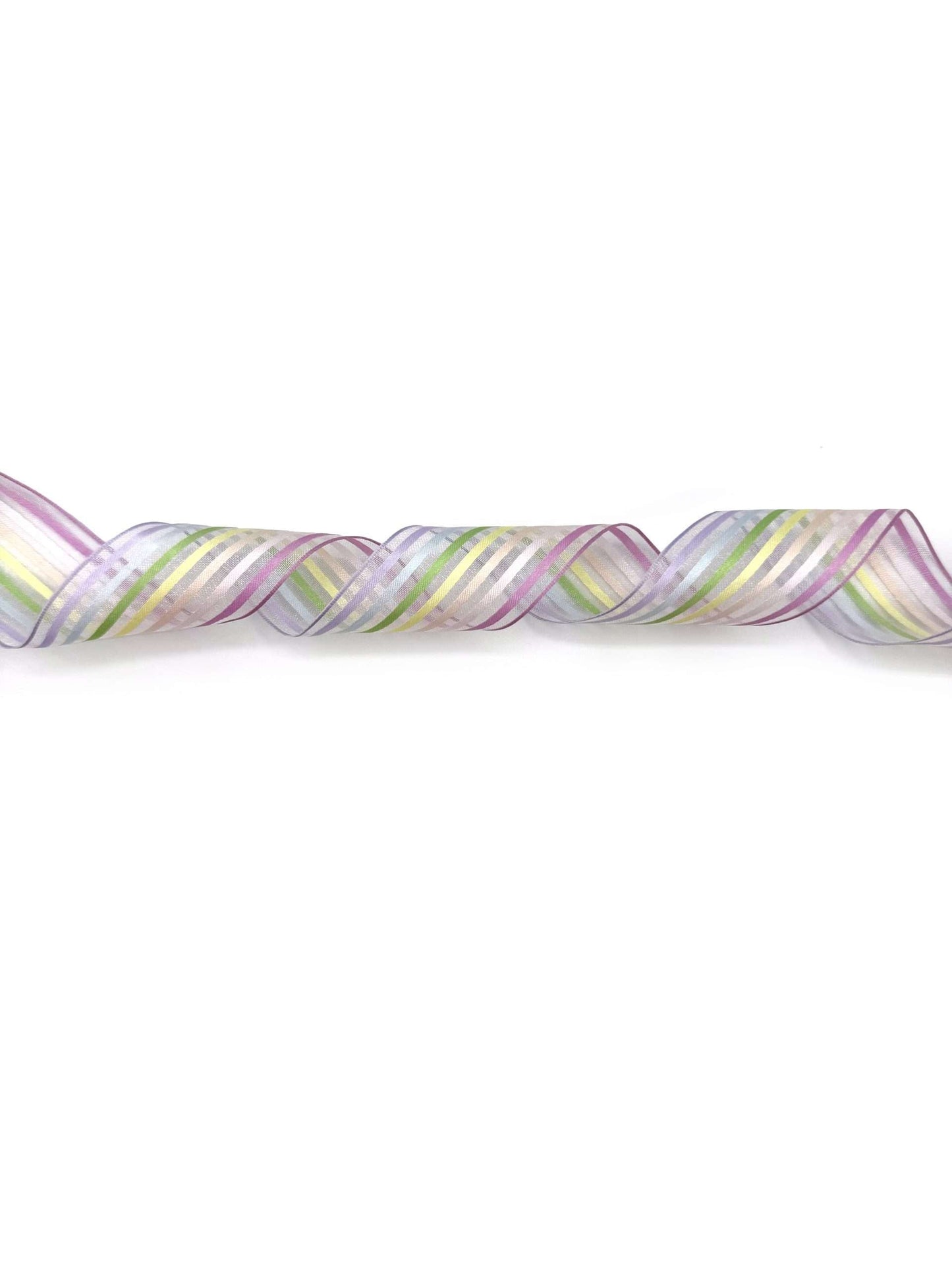 Wired Sheer Stripe Ribbon