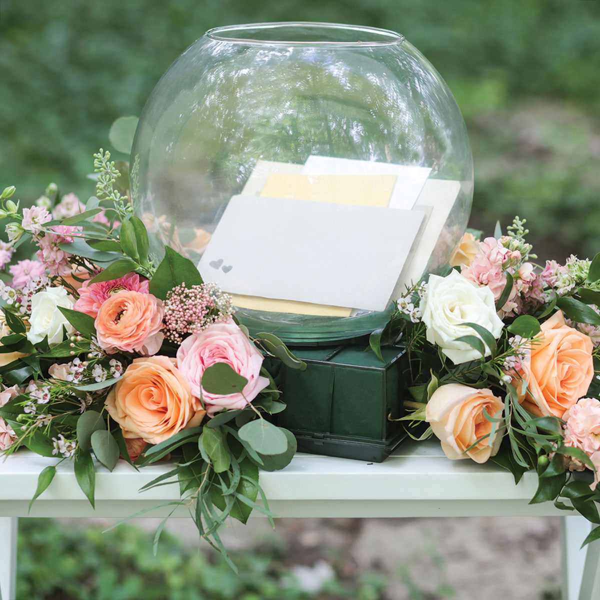 4 Pcs Foam Cage Flower Holder With Foam For Flowers Cage Bowl For Table  Centerpiece Arrangement